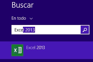 Busqueda Excel con 8 - 8.1
